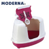 Moderna Corner Hooded Flip Loo Pink