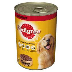 Pedigree Can in Gravy with Beef