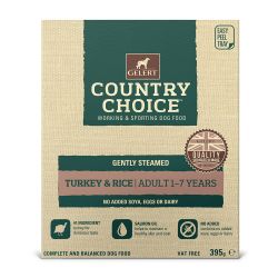Gelert Country Choice Tray Turkey & Rice 10 Pack