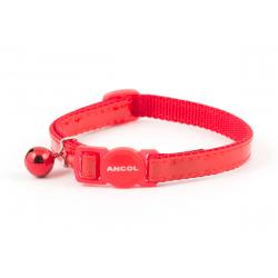 Ancol Cat Collar Gloss Reflective Red