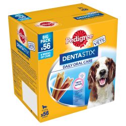 Pedigree Dentastix Daily Adult Medium Dog Treats 56 Dental Chews