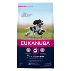 EUKANUBA Growing Puppy Medium Breed rich in fresh chicken 12kg