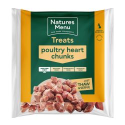 Natures Menu Natural Raw Poultry Heart Chunks