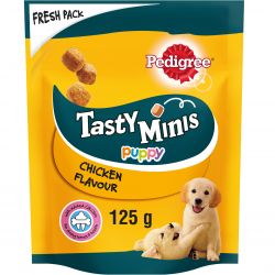 Pedigree Tasty Minis Puppy Treats Chewy Cubes with Chicken 
