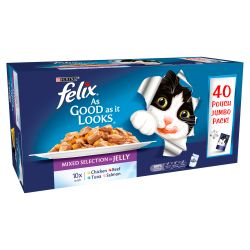 Felix Pouch As Good As It looks Mixed Selection in Jelly 40 pack