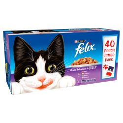 Felix Pouch Mixed Selection in Jelly 40 pack
