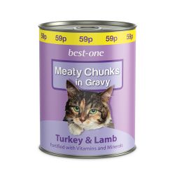 Best-one Cat Turkey & Lamb 59p