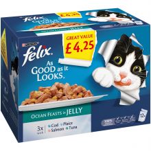 Felix As Good As It Looks Ocean Feasts In Jelly £4.25