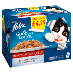Felix As Good As It Looks Meaty Selection In Jelly PM £4.25