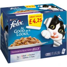 Felix As Good As It Looks Favourites Selection In Jelly £4.25