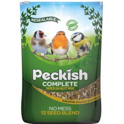 Peckish Complete Seed And Nut No Mess Wild Bird Seed Mix