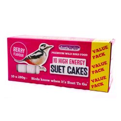 Suet To Go Berry Suet Cakes - 10 Pack Value