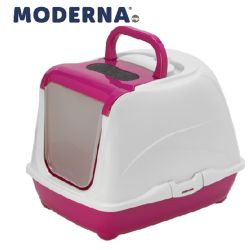 Hooded Cat Loo Hot Pink
