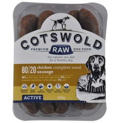 Cotswold Raw Active Sausage Chicken