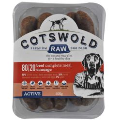 Cotswold Raw Active Sausage Beef