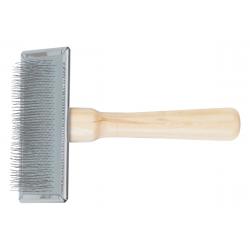 Ancol Ergo Wooden Handle Slicker Brush Large