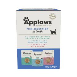 Applaws Cat Pouch Fish 12 pack