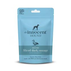 The Innocent Hound Sliced Duck Sausages with Cranberry