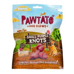 Pawtato Knots Small Purple