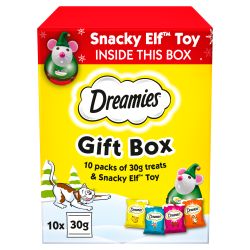 Dreamies Christmas Gift Cat Treat Box