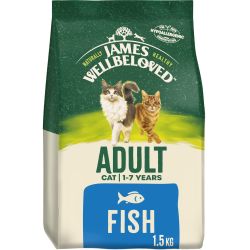 James Wellbeloved Adult Dry Cat Food Fish 
