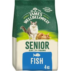 JAMES WELLBELOVED Cat Senior Fish & Rice 4kg