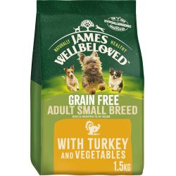 James Wellbeloved Grain Free Adult Small Breed Turkey & Veg