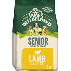 James Wellbeloved Senior Complete Dry Dog Food Lamb & Rice