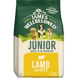 James Wellbeloved Junior Dry Dog Food Lamb & Rice