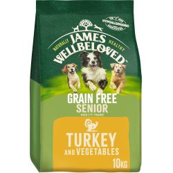 James Wellbeloved Grain Free Senior Dry Dog Food Turkey & Veg