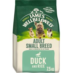 James Wellbeloved Adult Small Breed Dry Dog Food Duck & Rice