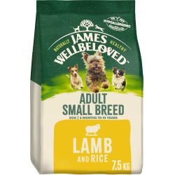 James Wellbeloved Adult Small Breed Dry Dog Food Lamb & Rice 