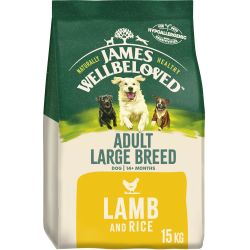 James Wellbeloved Adult Large Breed Dry Dog Food Lamb & Rice