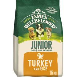 James Wellbeloved Junior Dry Dog Food Turkey & Rice