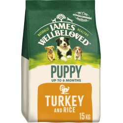 James Wellbeloved Puppy Dry Dog Food Turkey & Rice