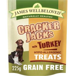 James Wellbeloved Grain Free Turkey Crackerjacks Dog Treats