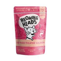 Meowing Heads So-fish-ticated Salmon Pouch (Formally Purr-Nickity)