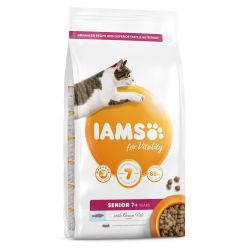 IAMS for Vitality Senior Cat Food with Ocean fish