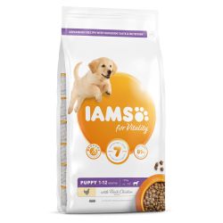 IAMS for Vitality Puppy Large Dog Food with Fresh chicken
