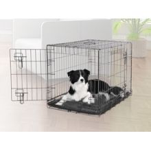 Dogit Wire 2 Door Black Dog Crate - 90582