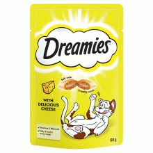 Dreamies Cat Treats with Cheese 60g