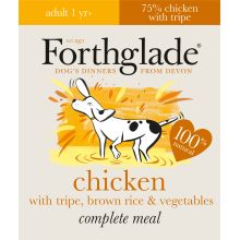 Forthglade Complete Meal Adult Chicken with Tripe, Brown Rice & Vegetables