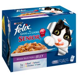 Felix As Good As It Looks Senior Mixed Selection in Jelly 12 Pack