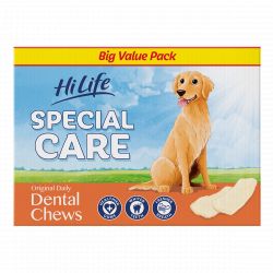HiLife Daily Dental Chews Original Bulk Box 1kg approx 60 chews