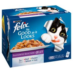 Felix As Good As It Looks Favourites Selection in Jelly 12 Pack