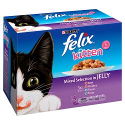 Felix Kitten Mixed Selection in Jelly 12 Pack
