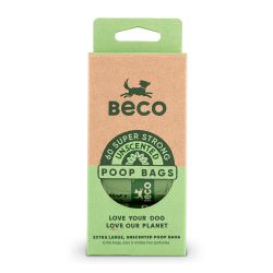 Beco Poop Bags, Unscented, 60 Pack