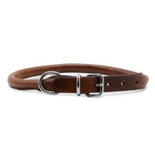 Ancol Leather Collar Round