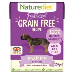 Naturediet Feel Good Grain Free Puppy 200g