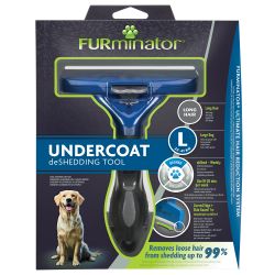 FURminator  Undercoat deShedding Tool for Large Long Hair Dog